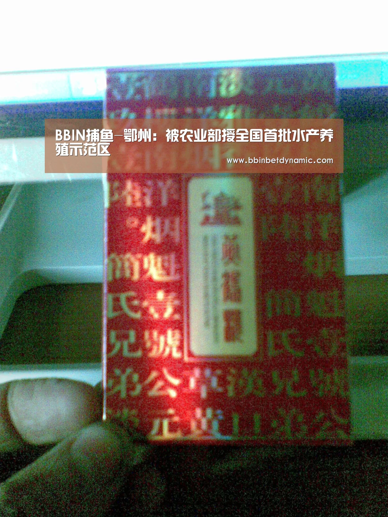 BBIN捕鱼-鄂州：被农业部授全国首批水产养殖示范区